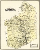 Outline Map, Lewis County 1875